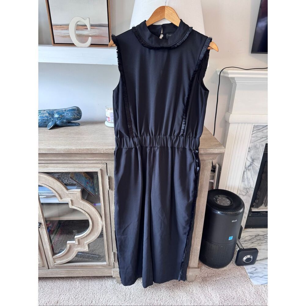 Ted Baker Bethzi Fringe Jumpsuit Size 3 /Medium‎